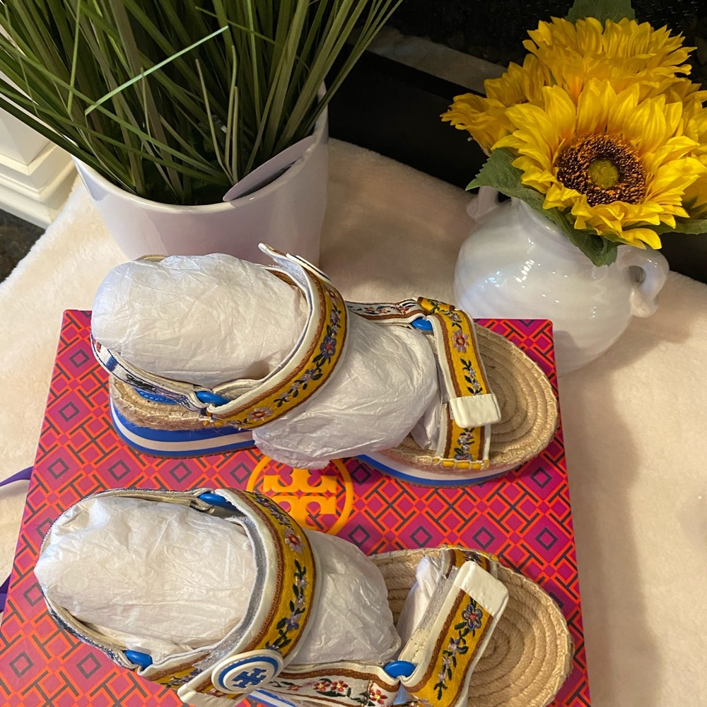 TORY BURCH DAISY SPORT TWO-BAND SANDALS - Picture 6 of 10